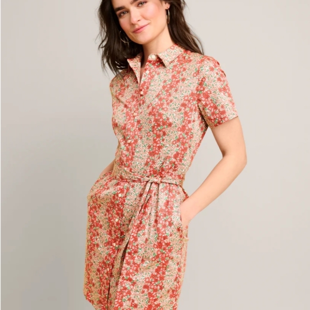 Floral Short Sleeve Dress